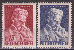 Yugoslavia 1953 - Nikola Tesla - Mi 712-713 - MNH**VF - Ungebraucht