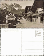 Garmisch-Partenkirchen Frühlingstraße Mit Waxenstein Und Zugspitze 1958 - Garmisch-Partenkirchen