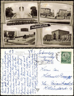 Ansichtskarte Mannheim Wasserturm, Friedrichsplatz, Bahnhof 1958 - Mannheim