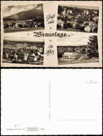 Ansichtskarte Braunlage Mehrbildkarte Mit 4 Ortsansichten 1960 - Braunlage