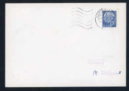 Bund Heuss Michel Nummer 184y Auf Versuchsbrief PTZ Darmstadt 3.4.1962 - Sonstige & Ohne Zuordnung