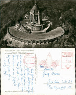 Porta Westfalica Luftaufnahme Kaiser-Wilhelm-Denkmal Porta Westfalica 1958 - Porta Westfalica