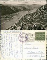 Ansichtskarte Kaub Panorama-Ansicht Mit Dem Fluss Rhein 1960 - Kaub