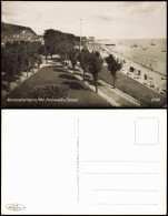 Ansichtskarte Wyk (Föhr) Promenade Und Strand 1938 - Autres & Non Classés