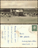 Ansichtskarte St. Peter-Ording Strandkörbe, Strand, Hochstand 1956 - Autres & Non Classés