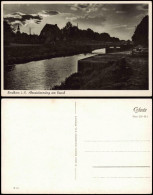 Ansichtskarte Nordhorn Abendstimmung Am Kanal 1949 - Nordhorn