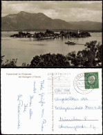 Ansichtskarte Chiemsee Fraueninsel Im Chiemsee, Dampfer 1961 - Chiemgauer Alpen