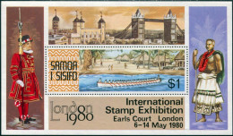 Samoa 1980 SG571 London Stamp Exhibition MS MNH - Samoa