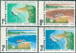 Samoa 1966 SG265-268 Deep Sea Wharf Set MNH - Samoa (Staat)