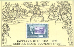 Norfolk Island 1979 SG228 Sir Rowland Hill Stamp MS MNH - Norfolk Eiland