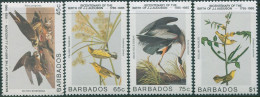 Barbados 1985 SG784-787 Audubon Birds Set MNH - Barbades (1966-...)