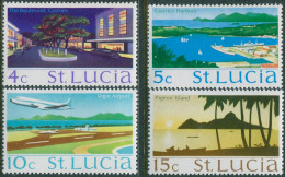 St Lucia 1970 SG278-283 Scenes (4) MNH - St.Lucia (1979-...)