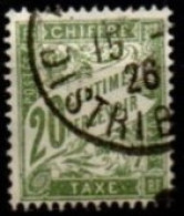 FRANCE    -   Taxe   -   1893.   Y&T N° 31 Oblitéré. - 1859-1959 Usados