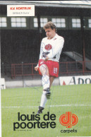 KV KORTRIJK, POSTCARD FOOTBALL PLAYER DAMIR DESNICA + Autografph, Met Handtekening - Soccer