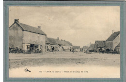 CPA (58) CRUX-la-VILLE - Aspect De La Place Du Champ De Foire En 1919 - Altri & Non Classificati