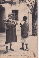 FI 29- SCENES ET TYPES - AU MAROC  - MARCHANDS DE FLEURS TUNISIENS - CORRESPONDANCE TADLA 1912 - Street Merchants