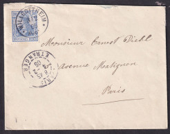 2 Lettres ʘ Willgottheim Unter Elsass 1905/1919 -> Paris - Tarifas Postales