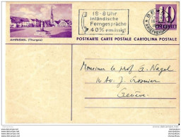 5 - 29 - Entier Postal Avec Illustration "Amriswil" Oblit Mécanique 1940 - Stamped Stationery