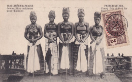 GU Nw- JEUNES FILLES COSTUMEES POUR L'EXCISION - GUINEE FRANCAISE - Africa