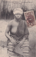 GU Nw- GUINEE FRANCAISE -  KINDIA - TYPE DE  FEMME SARACOLET - OBLITERATION 1908 - Guinée Française