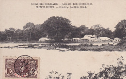 GU Nw- CONAKRY - GUINEE FRANCAISE - RADE DE BOULBINE - OBLITERATION 1908 - Guinea Francese