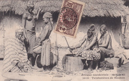 GU Nw- AFRIQUE OCCIDENTALE - HAUTE GUINEE - TEINTURIERES DE KANKAN  - ANIMATION - FEMMES SEIS NUS - OBLITERATION 1908 - Afrika