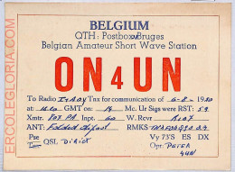 Ad9000 - BELGIUM - RADIO FREQUENCY CARD - 1950 - Radio