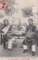 GU Nw - COCHINCHINE - MUSICIENS DE SAIGON ( PIPA ET YUEQIN ) - OBLITERATION 1911 - Asia