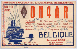 Ad9001 - BELGIUM - RADIO FREQUENCY CARD - Liege - 1947 - Radio