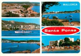 73778813 Santa Ponsa Mallorca Islas Baleares Kuestenpanorama Strand Santa Ponsa - Autres & Non Classés