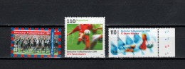 Germany 1997/1999 Football Soccer, FC Bayern München, 1.FC Kaiserslautern 3 Stamps MNH - Clubs Mythiques