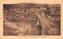 ESPALION       PONT NEUF ET TANNERIES - Espalion