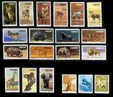 SOUTH WEST AFRICA 1980,  Mint Never Hinged Stamp(s), Animals,  Nr(s) 476-495 - Namibie (1990- ...)