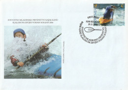 KAYAK FDC 2006 SLALOM SALCANO SLOVENIA GORIZIA ISONZO - Otros & Sin Clasificación