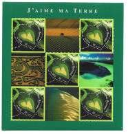 FRANCE. " I Love My Earth ! ",     M/S MINT MNH ** - Environment & Climate Protection