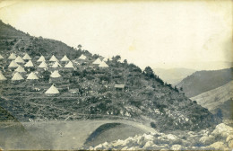 Carte Photo Chasseurs Alpins Campement Au Col De L'orme - Other & Unclassified