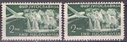 Yugoslavia 1951 - Airmail - Mi 645 A,C - MNH**VF - Ungebraucht