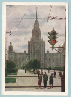 Moscou - Le Bâtiment De L'Université D'Etat - Russie