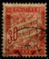 FRANCE    -   Taxe   -   1893.   Y&T N° 33 A Oblitéré. - 1859-1959 Used