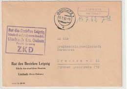 ZKD-Brief über Postnebenstelle Limbach - Autres & Non Classés