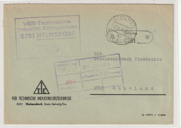 ZKD-Brief über Postnebenstelle Helmsdorf - Autres & Non Classés