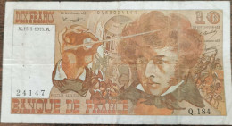 Billet 10 Francs BERLIOZ  15 - 5 - 1975 France Q.184 - 10 F 1972-1978 ''Berlioz''