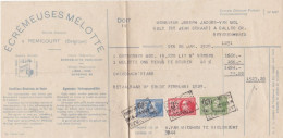 OUDE FACTUUR ECREMEUSE MELOTTE, REMICOURT, 1929 - 1900 – 1949
