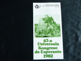 1982 2053 PF NL. HEEL MOOI ! Zegel Met Eerste Dag Stempel : ESPERANTO - Post Office Leaflets