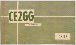 Ad9006 - CHILE - RADIO FREQUENCY CARD - Valparaiso - 1954 - Radio