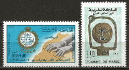 MAROC: **,*, N° YT 584 Et 585 Ch., TB - Morocco (1956-...)