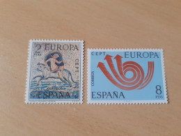 TIMBRES   ESPAGNE   ANNEE   1973   N  1779  / 1780   COTE  2,00  EUROS   NEUFS  LUXE** - Nuevos