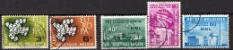 Belgique 1961  5 Timbres Oblitérés - COB 1193 à 1197 - Used Stamps