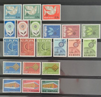 PORTUGAL    Europa 1963 à 1969  ** - Unused Stamps