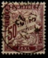 FRANCE    -   Taxe   -   1893.   Y&T N° 37 Oblitéré. - 1859-1959 Usados